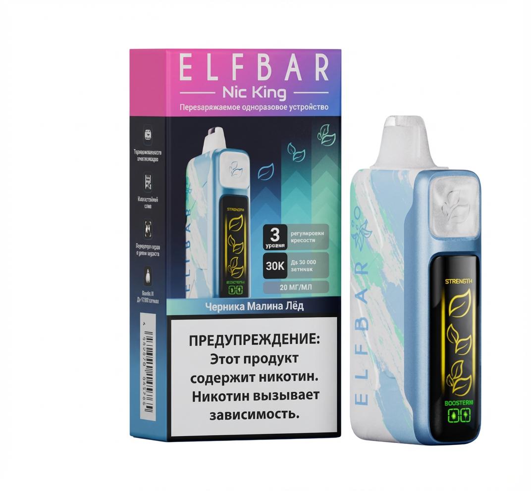 Купить ELFBAR 30000 NIC KING в NikoStore